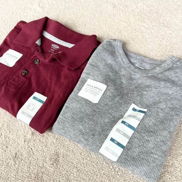 Boys Old Navy Long a sleeve Shirt Tops Bundle Size 5T - Picture 1 of 8